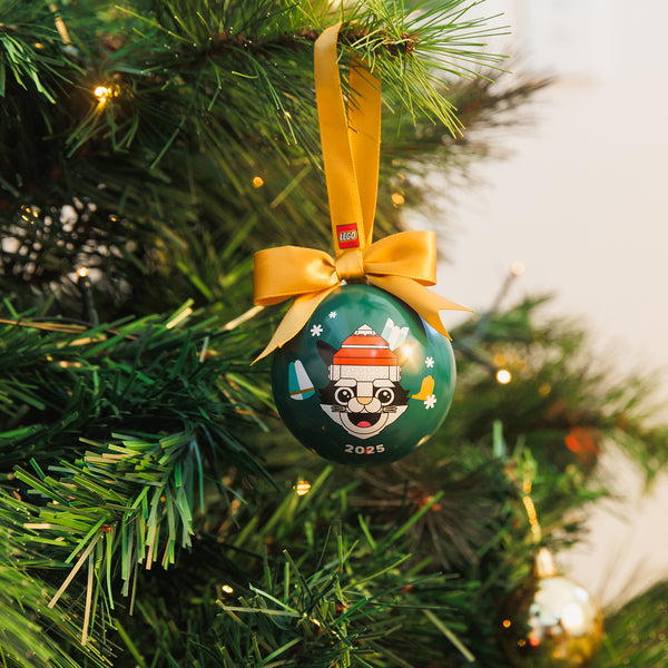 LEGO Tin Bauble 2025- Holiday Evergreen