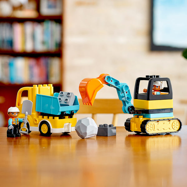 LEGO® DUPLO™ Truck Tracked Excavator – AG LEGO® Certified Stores