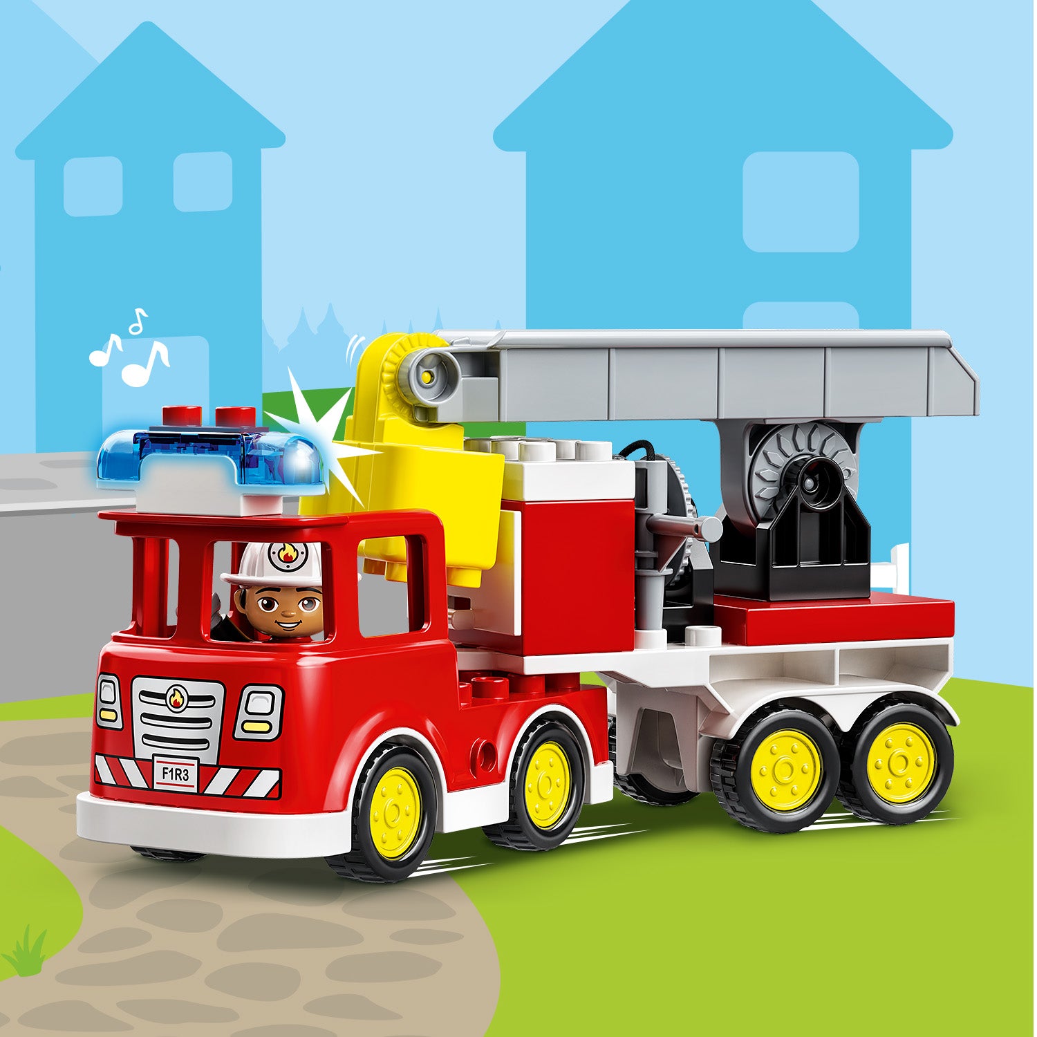 Duplo town deals fire truck