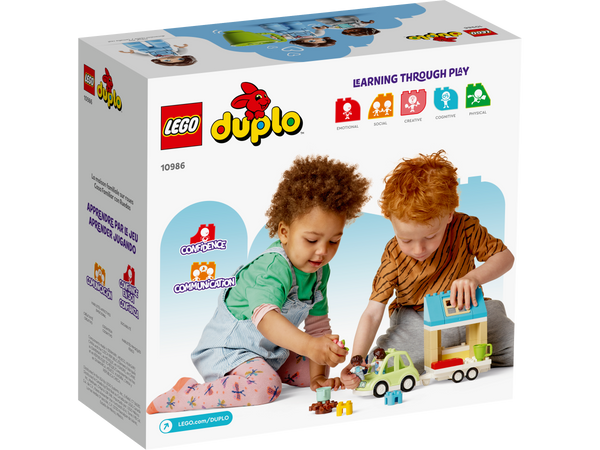 LEGO® DUPLO™ Town Family House on Wheels