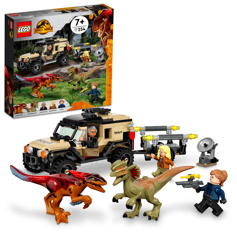 LEGO® Jurassic World Pyroraptor & Dilophosaurus Transport