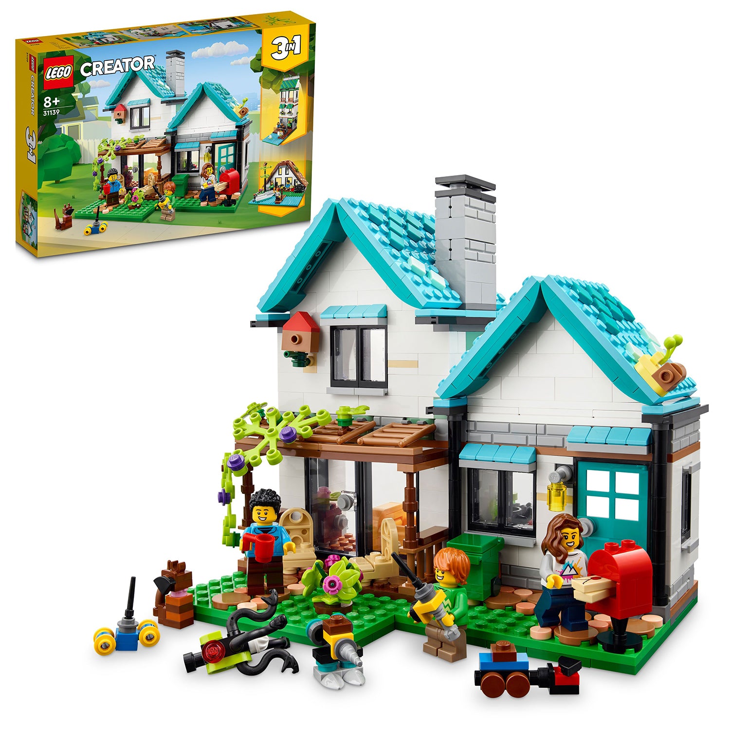 LEGO® Creator 3-in-1 Cozy House – AG LEGO® Certified Stores