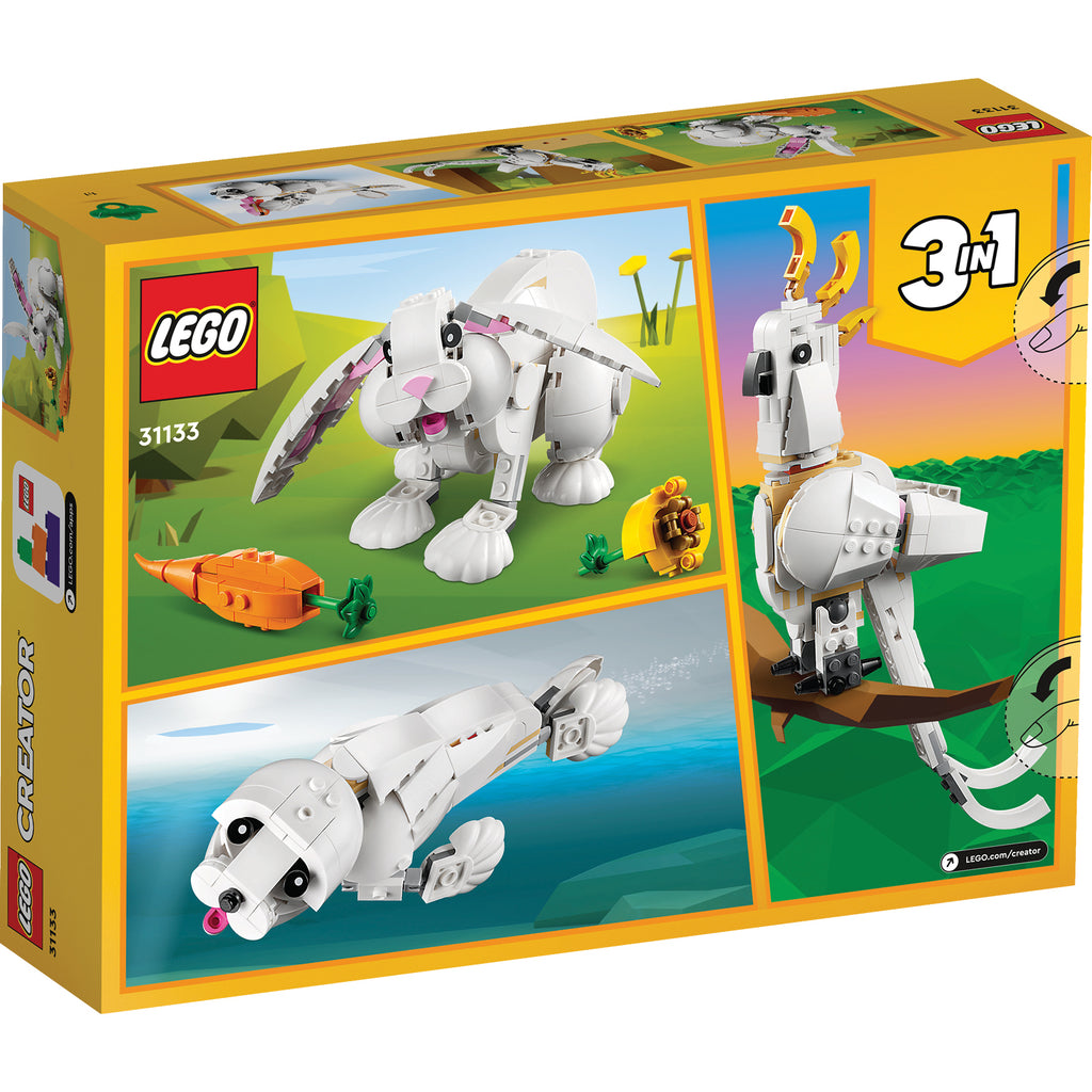 LEGO® Creator 3-in-1 White Rabbit – AG LEGO® Certified Stores