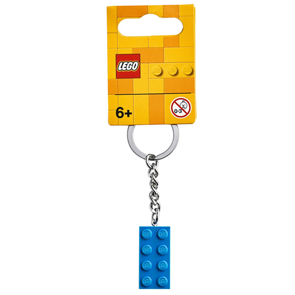 LEGO® Keyring 2x4 Stud – Bright Blue