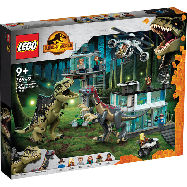 LEGO® Jurassic World Giganotosaurus and Therizinosaurus Attack