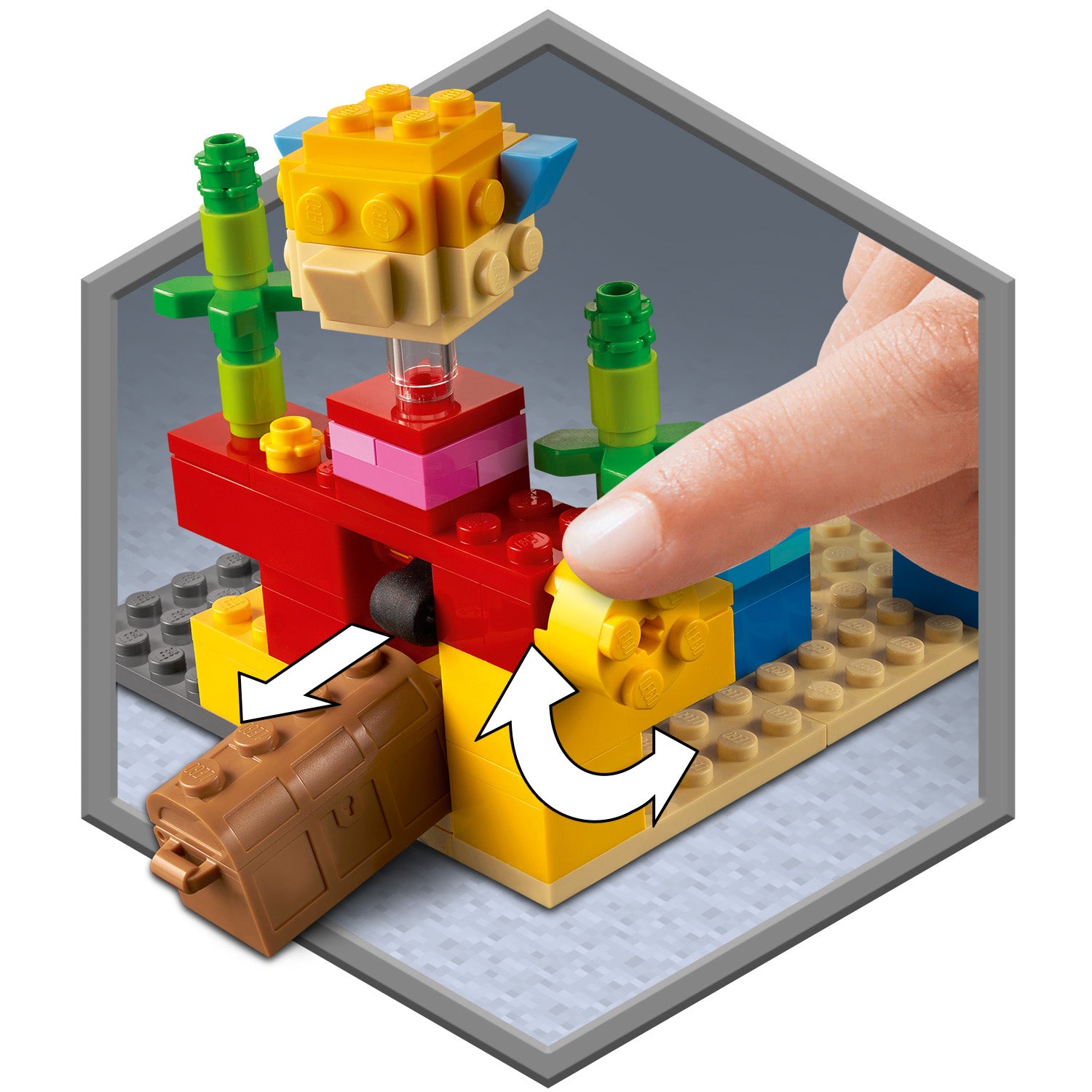 LEGO® Minecraft® The Coral Reef – AG LEGO® Certified Stores