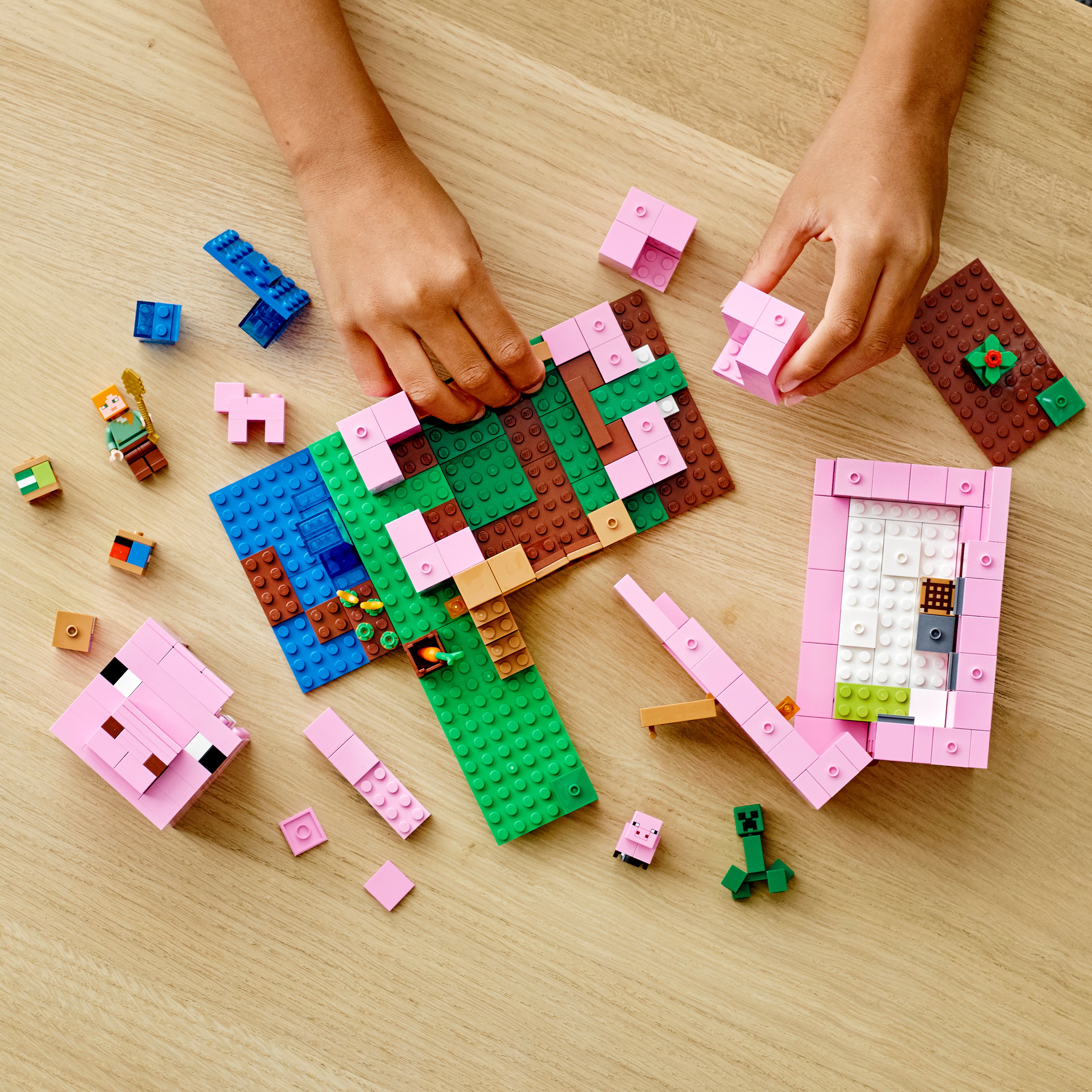 Minecraft lego discount the pig house