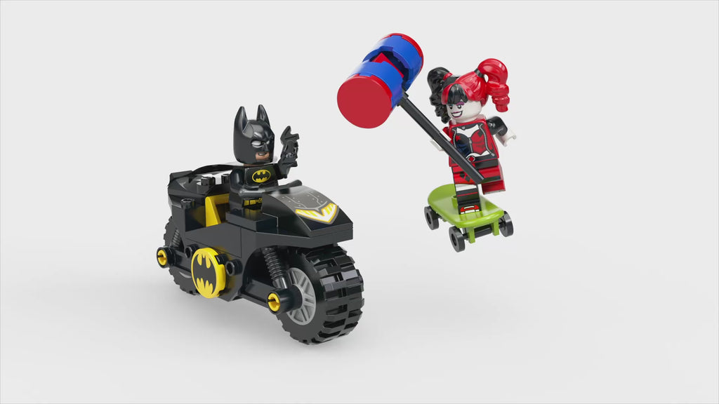 LEGO DC Batman Versus Harley Quinn 76220, Superhero Action Figure Set with  Skateboard and Motorcycle Toy for Kids, Boys and Girls Aged 4 Plus