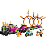LEGO® City Stunt Truck & Ring of Fire Challenge