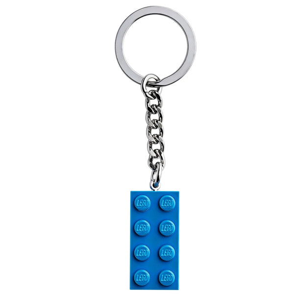 LEGO® Keyring 2x4 Stud – Bright Blue