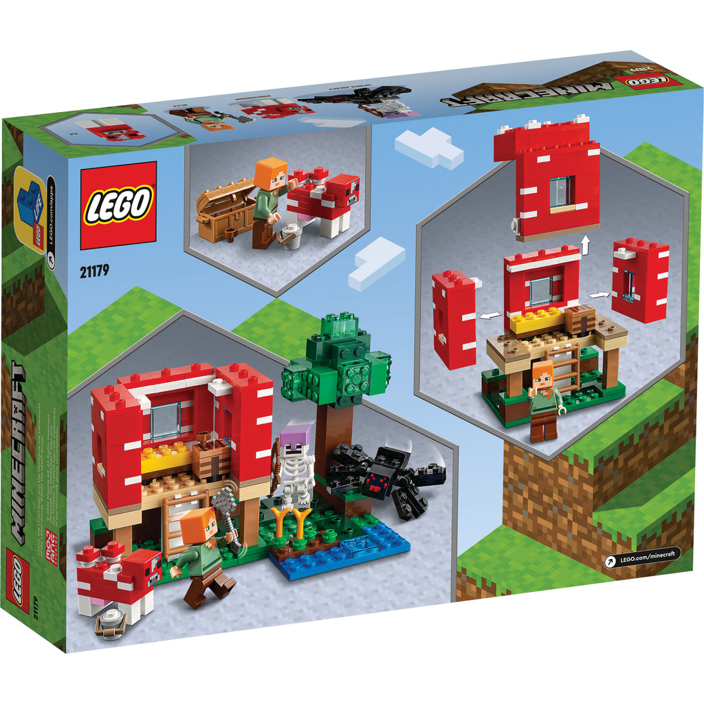 LEGO Minecraft The Mushroom House 21179 6379564 - Best Buy