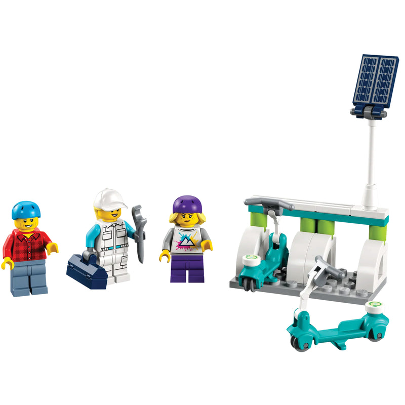 LEGO® City Electric Scooters & Charging Dock