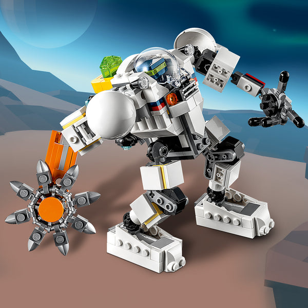 Kit de Construcción Lego Creator 3 en 1 Mech Minero Espacial