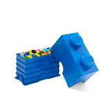 LEGO® 2-stud Storage Brick - Blue