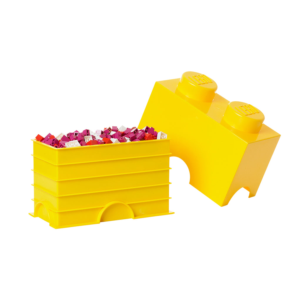 LEGO STORAGE 4023 LUNCH BOX YELLOW NEW STILL SEALED size 200 X 100