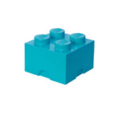 LEGO Storage Brick 4 Stud - Medium Azur