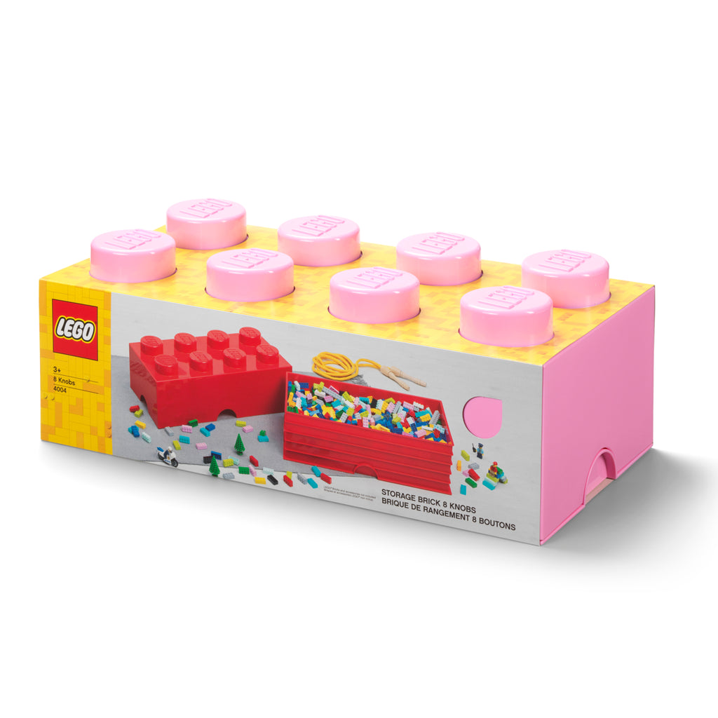 LEGO® Storage Brick 8 - Light Pink – AG LEGO® Certified Stores