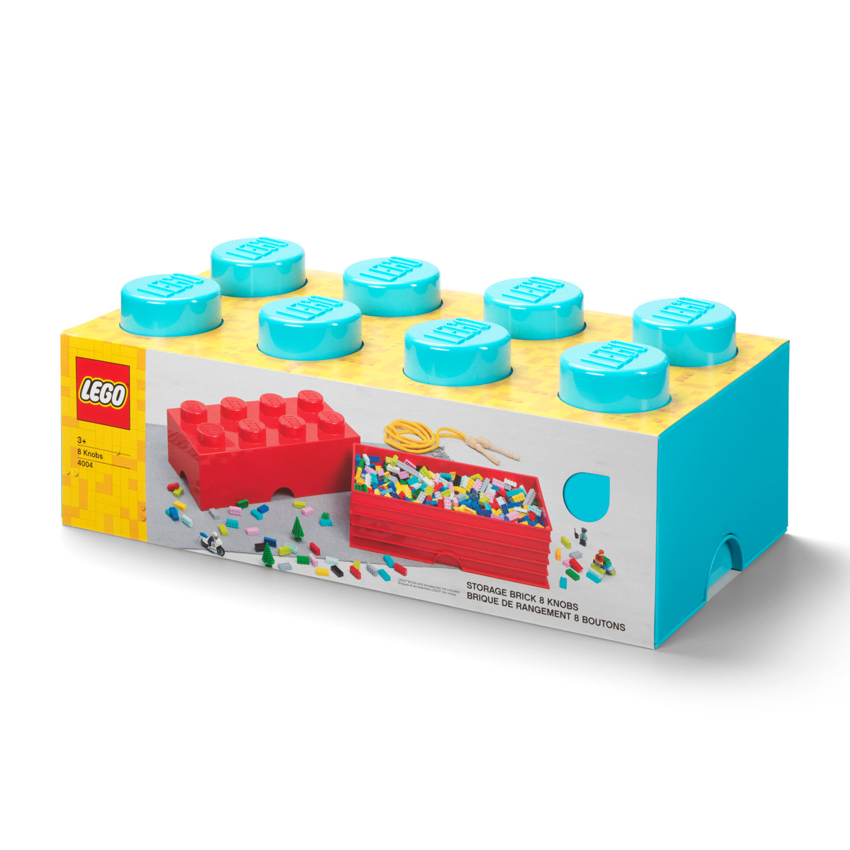 LEGO Storage Brick 8 - Medium Azur – AG LEGO® Certified Stores