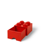 LEGO® Desk Brick Drawer 4 Knob - Red