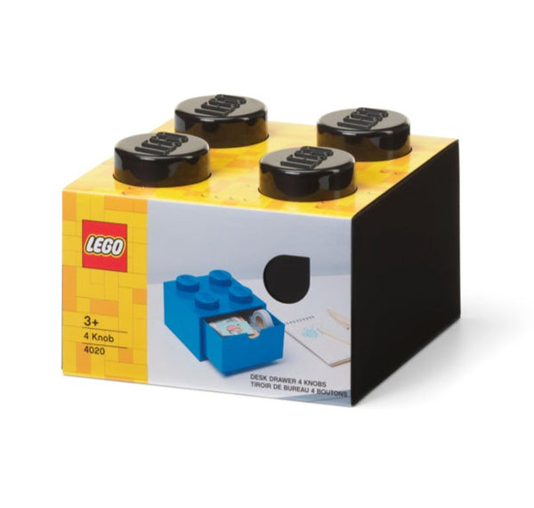 LEGO® 4-Stud Storage Brick Drawer - Black