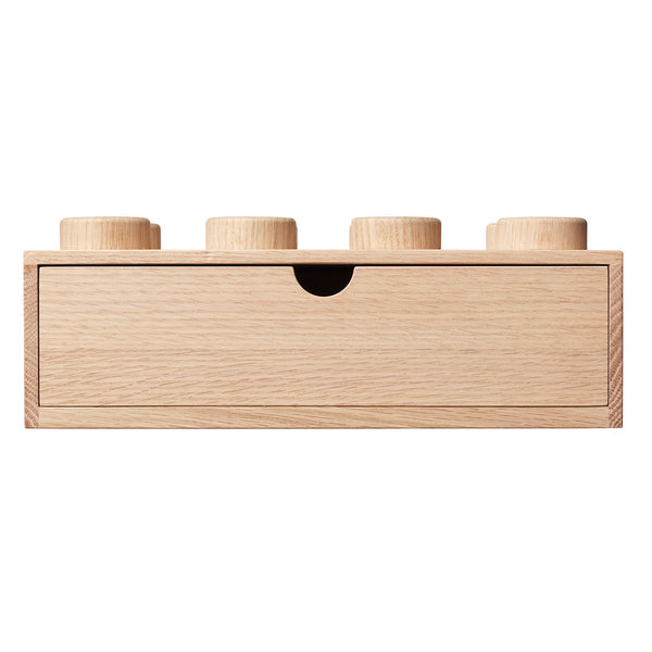 LEGO® Wooden Desk Drawer 8 – Light Oak