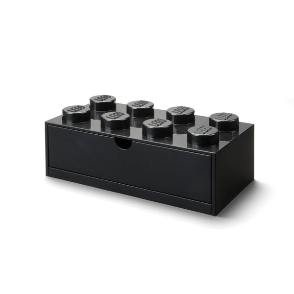 LEGO Desk Drawer 8 Knob - Black
