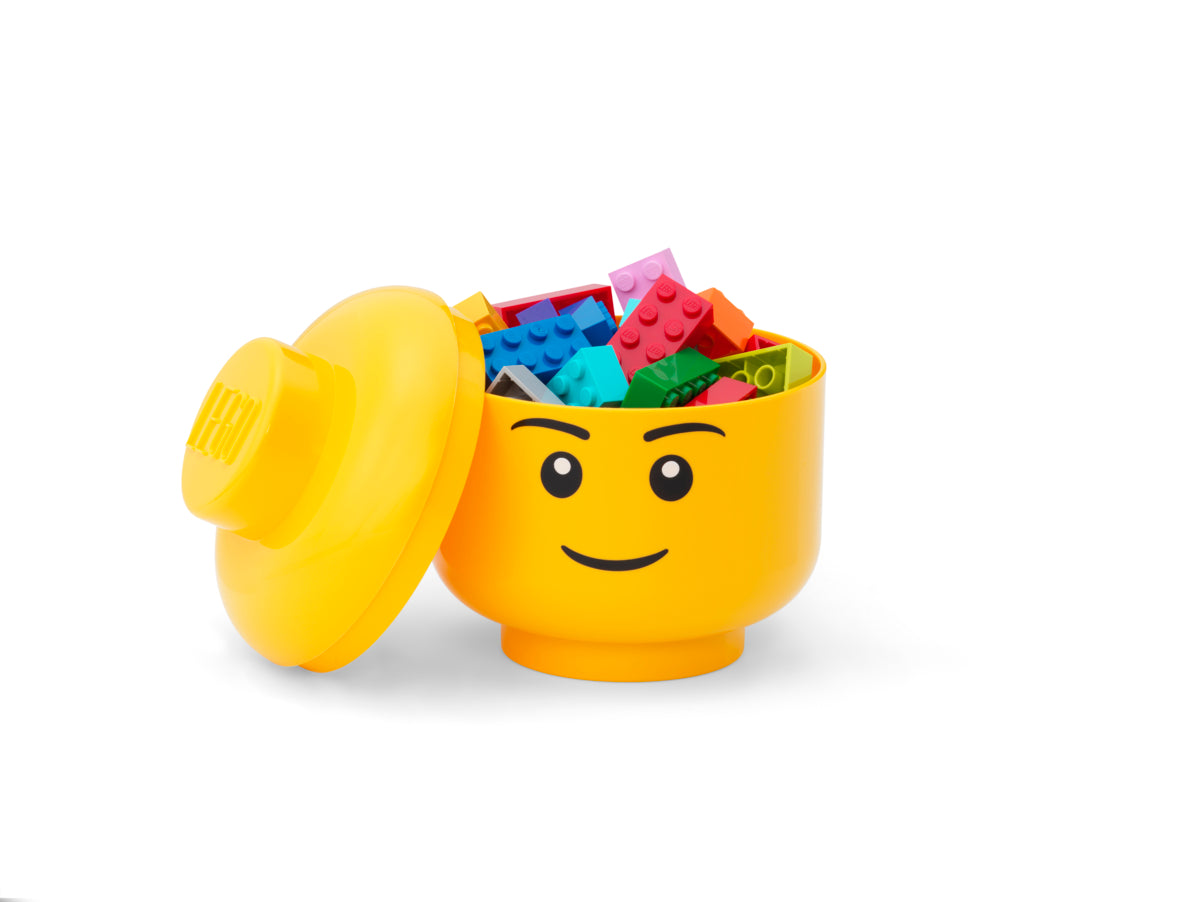 Mini lego head storage new arrivals