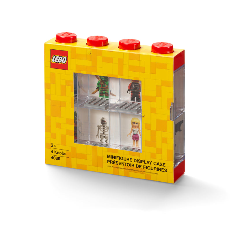 LEGO® 8-Minifigure Display Case - Red