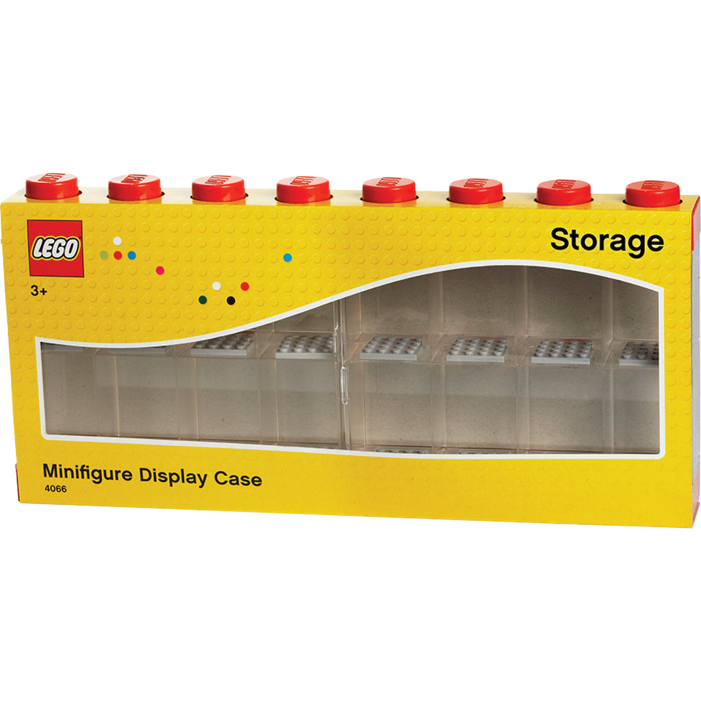 LEGO® Minifigure Display Case 16 – Red – AG LEGO® Certified Stores