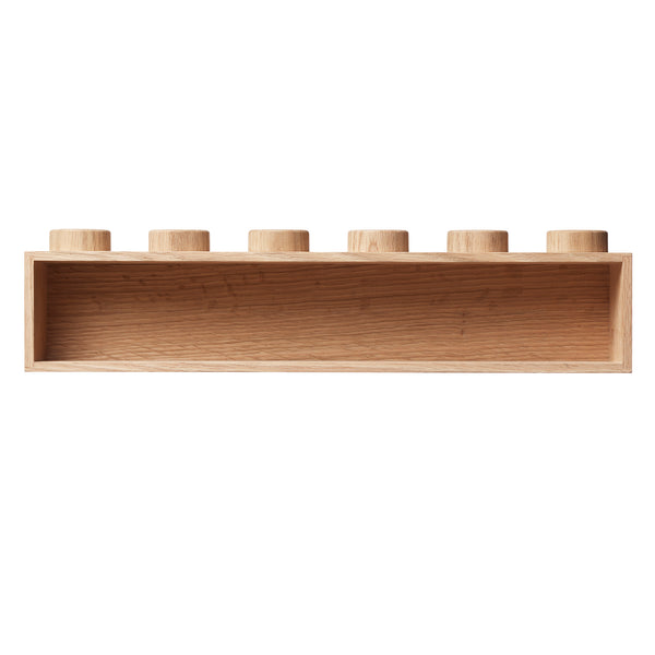 LEGO® Wooden Book Rack - Light Oak
