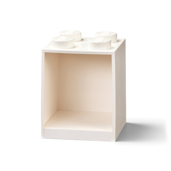 LEGO® 4-Stud Brick Shelf - White