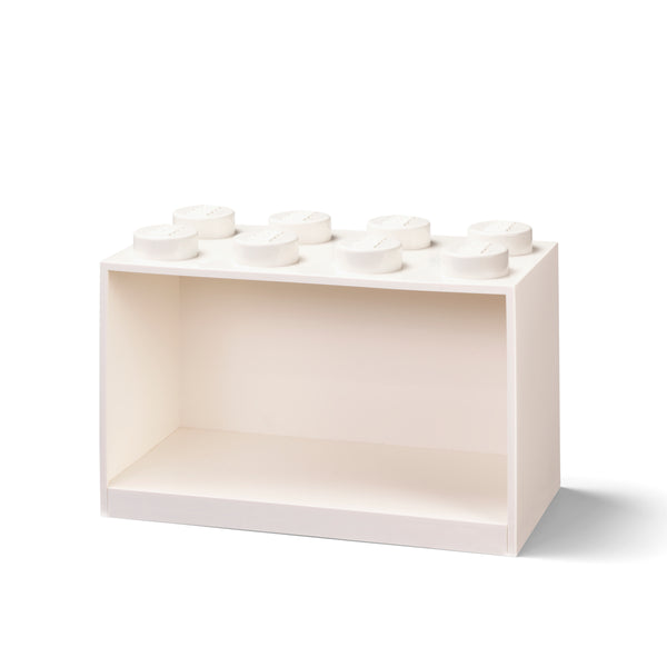 LEGO® 8-Stud Brick Shelf - White