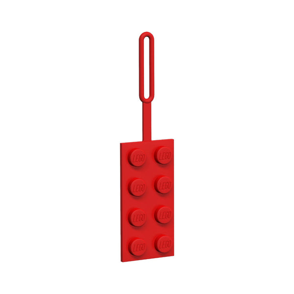 LEGO® 2x4 Brick Bag Tag - Red
