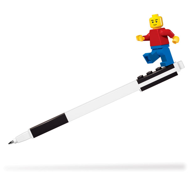 LEGO® 2.0 Black Gel Pen with Minifigure