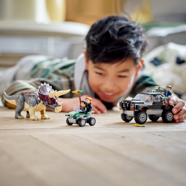 LEGO® Jurassic World Triceratops Pickup Truck Ambush