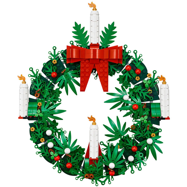 Lego Holiday Bundle, Christmas Tree (40573) and Wreath (40426), 2