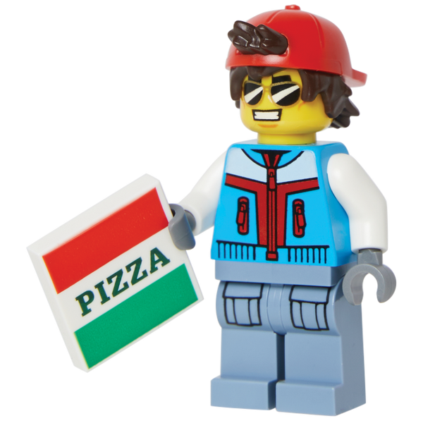 Minifigure The Pizza Delivery Boy