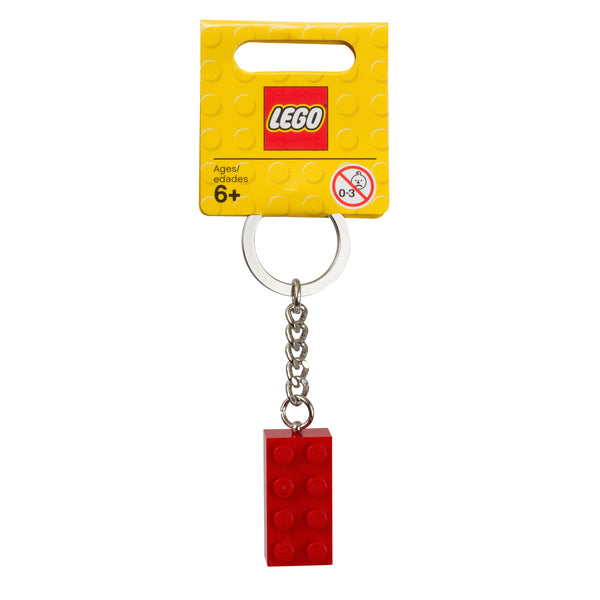 LEGO® Keyring 2x4 Stud – Red