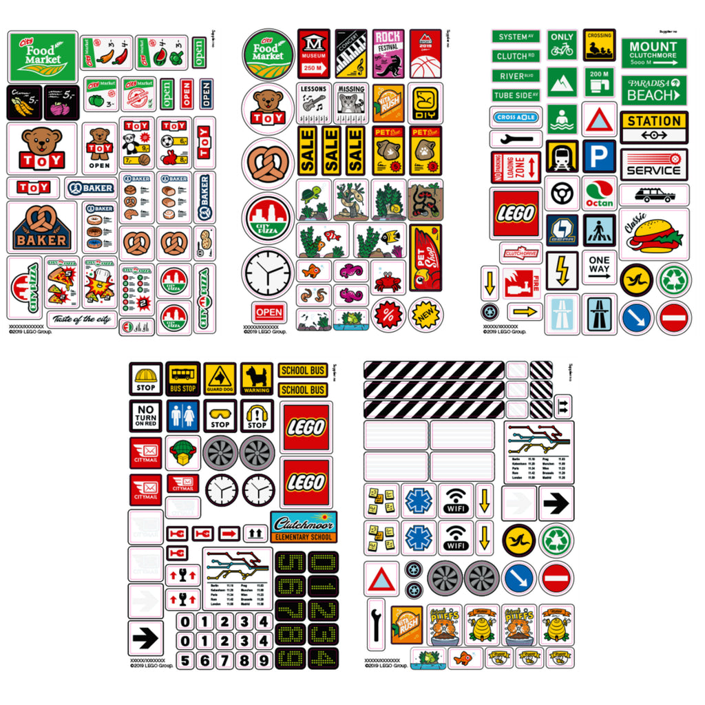 Lego Food Decals