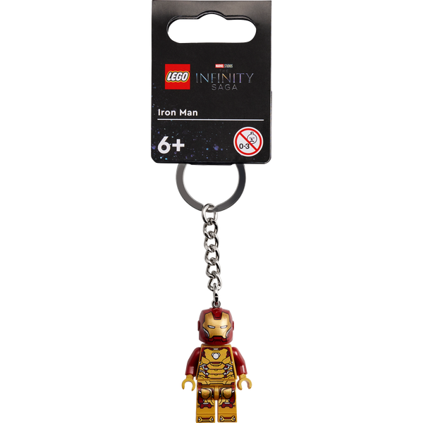 Iron man cheap lego keyring