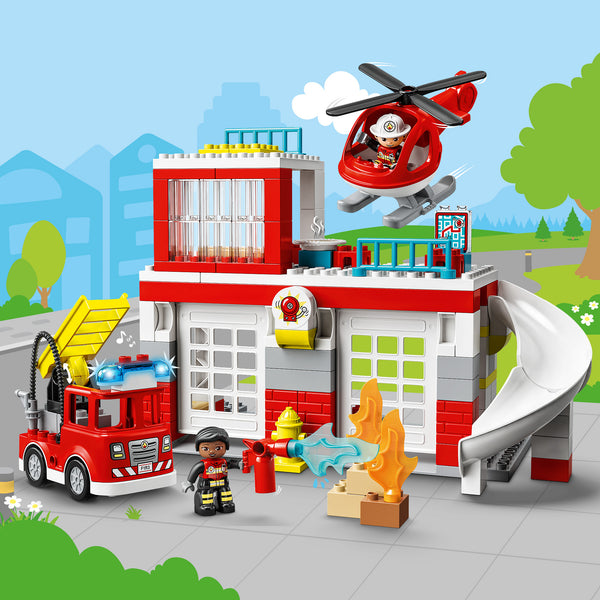 LEGO® DUPLO™ Rescue Fire Station & Helicopter – AG LEGO® Certified