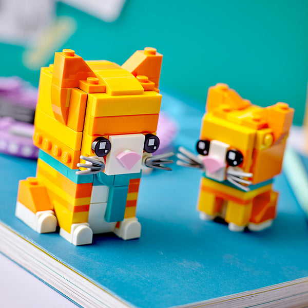 LEGO® BrickHeadz™ Ginger Tabby