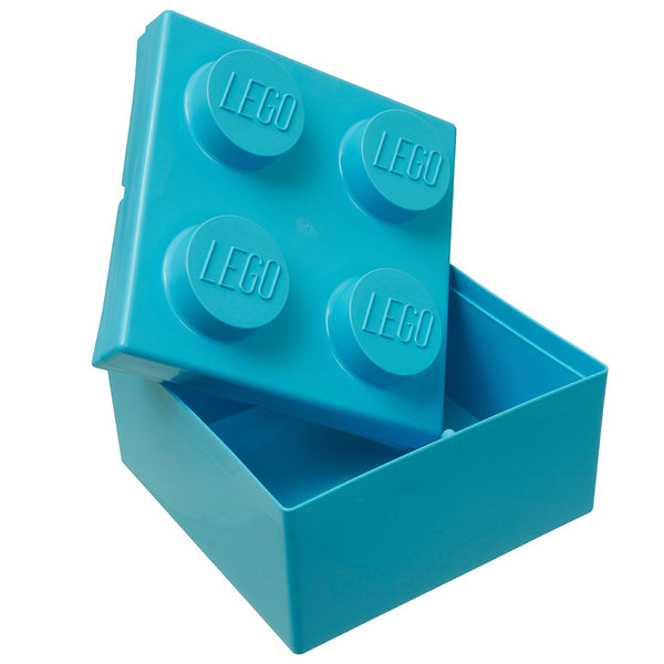 2x2 LEGO Box - Turquoise