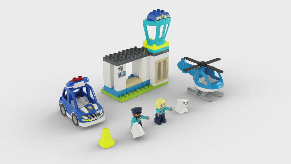 LEGO® 10959 DUPLO Le Commissariat Et L'Hélicoptère De La Police, Voiture  Avec Gyrophare et Sirène, Jouet d'Éveil Dès 2 Ans sur marjanemall aux  meilleurs prix au Maroc
