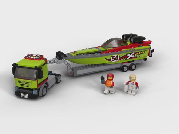 LEGO® City Race Boat Transporter