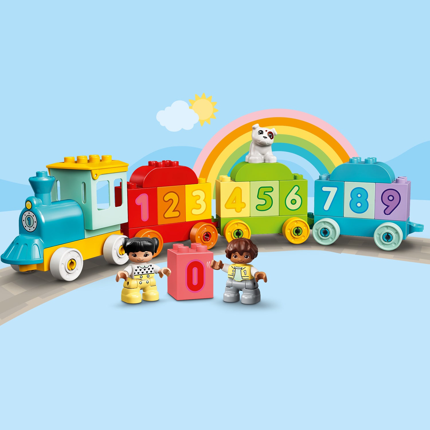 Duplo lego number train deals