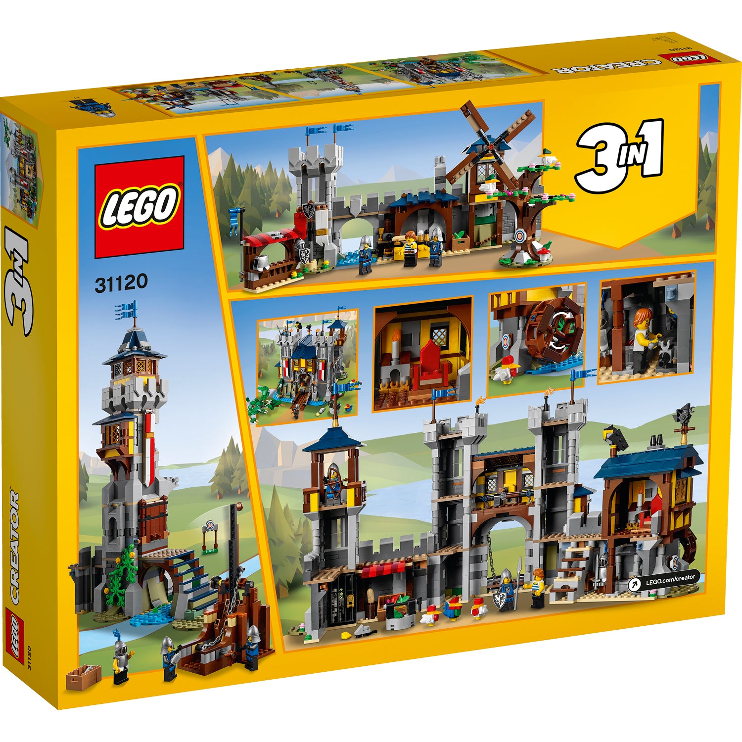 Lego creator good 3-in-1: Castle