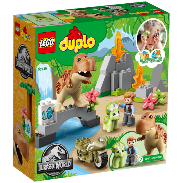 LEGO® DUPLO™ T. rex and Triceratops Dinosaur Breakout