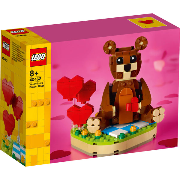 LEGO® Valentines Brown Bear – AG LEGO® Certified Stores