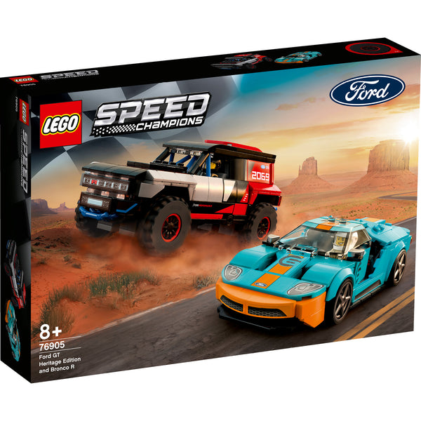 LEGO® Speed Champions Ford GT Heritage Edition and Bronco R
